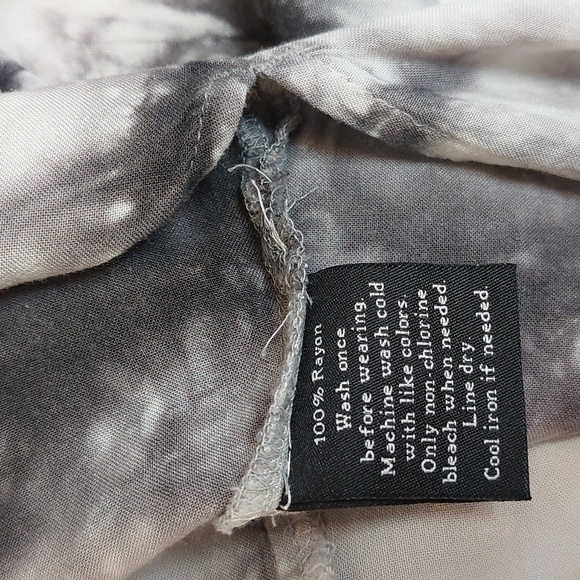 Rock & Republic Acid Wash Tie Dye Sleeveless Top XXL - Picture 6 of 6